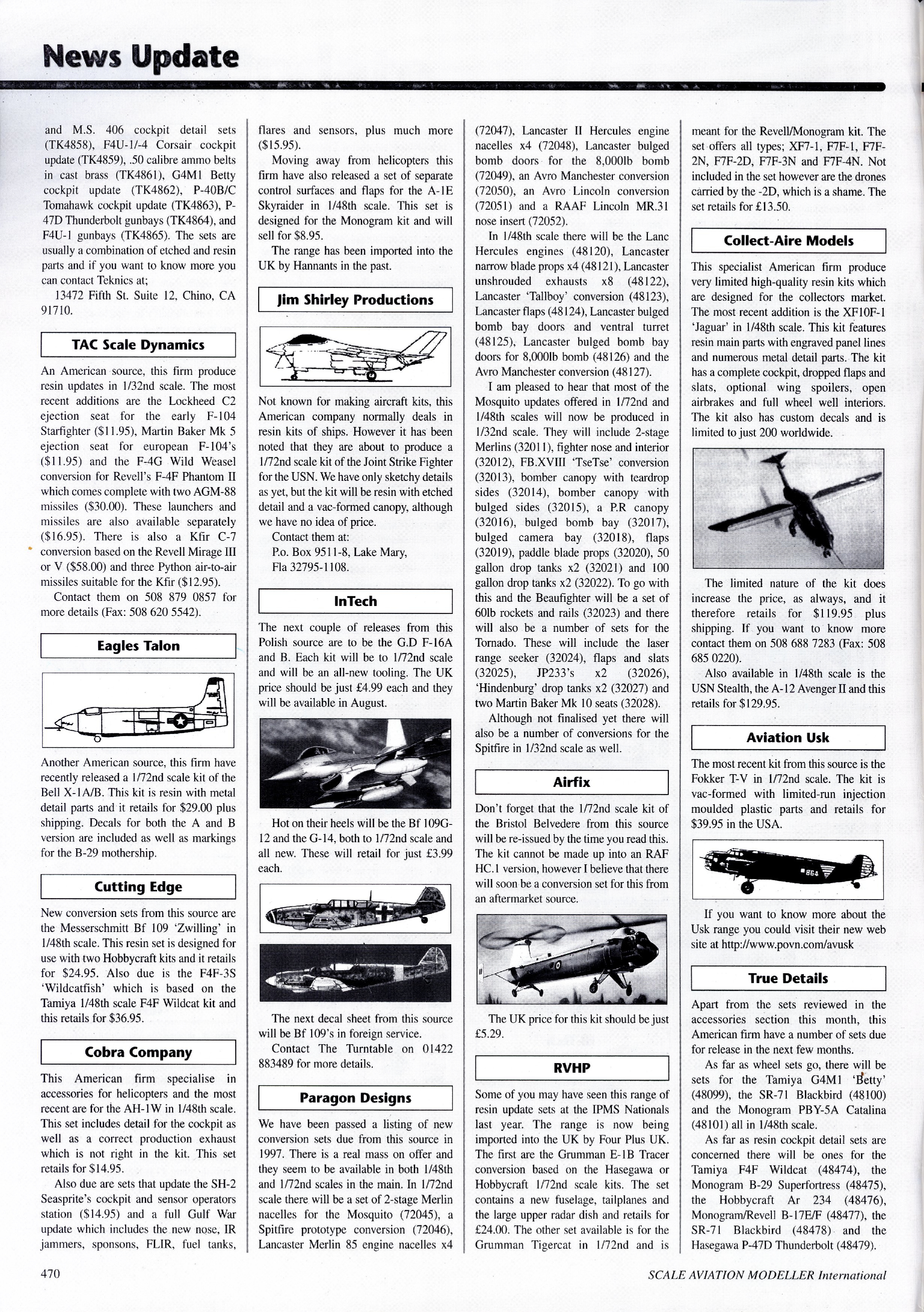 Scale Aviation Modeller International 1997-08